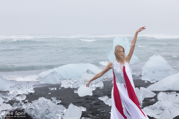 projet The Essence of Life créé par Free Spirit project - en Islande - campagne de sensibilisation sur le réchauffement climatique et la fonte des glaciers